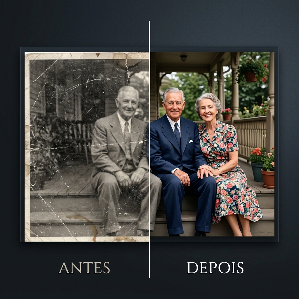 Antes e Depois Restauração